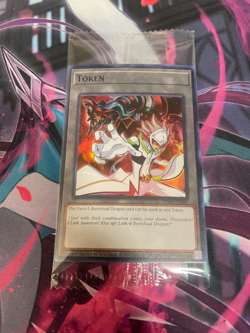 YUGIOH - VARIS & BORRELOAD DRAGON TOKEN - TKN5 - NM - SUPER RARE - BPRO - Image 1