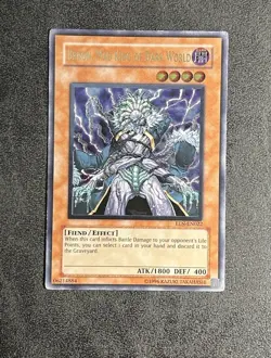 Yu-Gi-Oh Brron, Mad King of Dark World Ultimate Rare 1st Edition EEN-022 MP/LP - Image 1