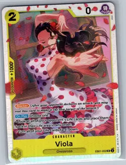 Viola EB01-052 SR English Extra Booster: Memorial Collection - One Piece - NM - Image 1