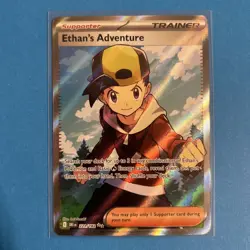 Pokemon TCG Ethans Adventure Full Art Card 221/182 Destined Rivals - NM - Image 1