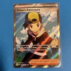 Pokemon TCG Ethans Adventure Full Art Card 221/182 Destined Rivals - NM - Image 2