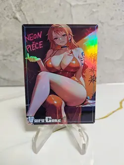 Nami Trading Card Waifu Goddess Story Anime Girl holo Karte Manga Sexy Art - Image 1
