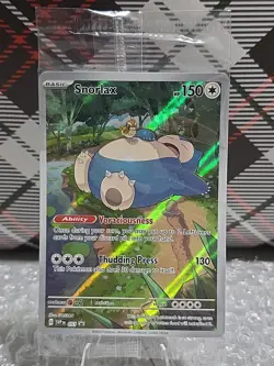 SEALED 2023 Pokemon Snorlax 051 SV Black Star Promo Card 151 Full Art - Image 1