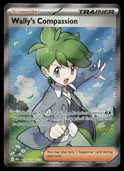 Pokemon Cards Wally's Compassion 176/132 Mega Evolution Ultra Rare NM *2 - Image 1