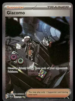 Pokemon Cards Giacomo 267/193 Paldea Evolved Special Illustration Rare LP - Image 1
