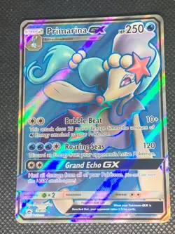 Primarina GX SM39 - Sun & Moon Promo Pokemon Card - LP - Image 1