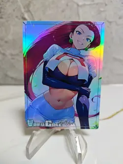 Jessie Trading Card Waifu Goddess Story Anime Girl holo Karte Manga Full Art - Image 1