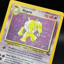 Pokemon TCG Hypno Fossil Holo Rare Card 8/62 - Image 4