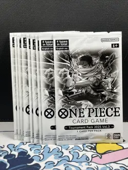 One Piece Card Game TCG - Tournament Pack 2025 Vol. 3 - 10 Packs (1113) - Image 1