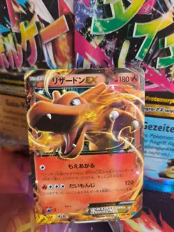 Pokemon Karte Card Holo Charizard Ex Wild Blaue XY Glurak japanese NM- - Image 1