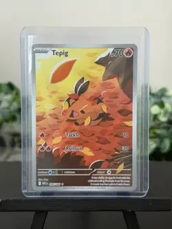 Pokemon TCG Tepig Card Scarlet Violet White Flare 096/086, - Image 1