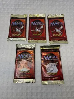 MTG Magic the Gathering Booster Pack Lot - Factory Sealed - 1994 - Lot Of 5 742818067003 - Image 1