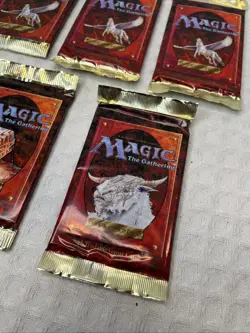 MTG Magic the Gathering Booster Pack Lot - Factory Sealed - 1994 - Lot Of 5 742818067003 - Image 2