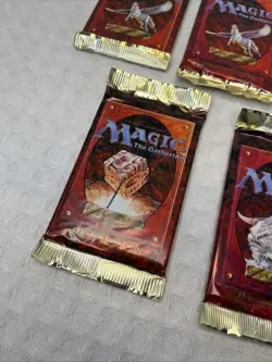 MTG Magic the Gathering Booster Pack Lot - Factory Sealed - 1994 - Lot Of 5 742818067003 - Image 3