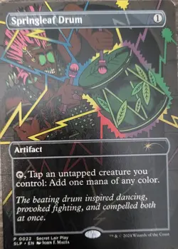 Mtg Springleaf Drum Secret Lair Showdown Nonfoil Near Mint - Image 1