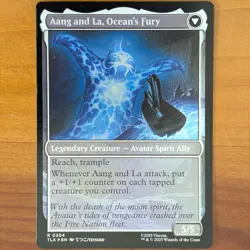 Aang, Swift Savior - Prerelease Foil Promo - Avatar TLA MTG - Image 2