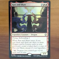 Ran and Shaw - Prerelease Foil Promo - Avatar TLA MTG - Image 1