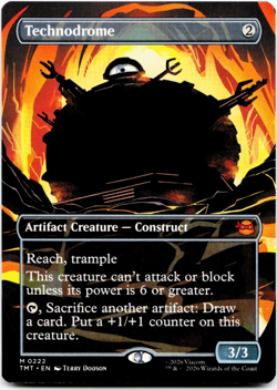 Technodrome (Borderless) - [Teenage Mutant Ninja Turtles] MTG Magic TMT 0222 NM - Image 1