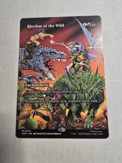 MTG Rhythm of the Wild Borderless 0012 TMNT PZA NM - Image 1