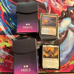 Magic the Gathering- Pirates And Angels Pre Built Decks Opened (unused) - Image 1