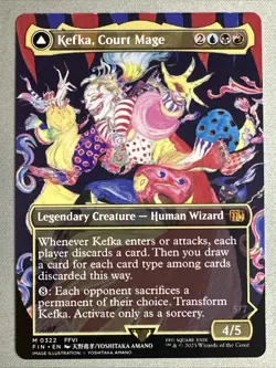 MTG / Kefka, Court Mage / FIN / #322 / Regular (Borderless) / Mythic / NM - Image 1