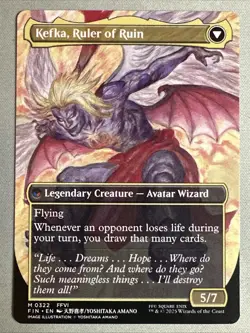 MTG / Kefka, Court Mage / FIN / #322 / Regular (Borderless) / Mythic / NM - Image 2