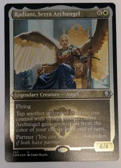 Radiant, Serra Archangel (Foil Etched) Commander Legends - MTG - Image 1