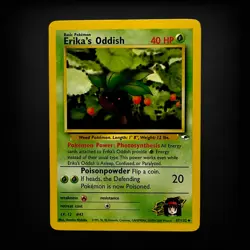 Pokemon TCG Gym Heroes Erika's Oddish (47) #047/132 Uncommon LP - Image 1