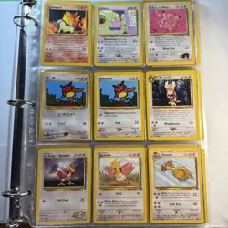 Pokemon Binder Collection Of Vintage WOTC Era Cards Non-Holos Mixed Set-99 card - Image 1