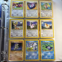 Pokemon Binder Collection Of Vintage WOTC Era Cards Non-Holos Mixed Set-99 card - Image 2