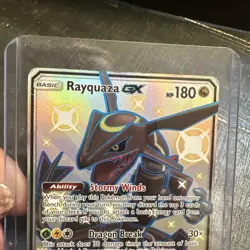 Pokemon TCG Shiny Rayquaza GX Promo Card 177a/168 Hidden Fates - Image 3
