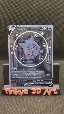 bubble gengar Pokemon card TCG ( Fan Art) Crd1711 - Image 1