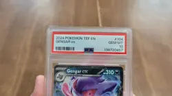 Pokemon PSA 10 Gengar EX TCG Double Rare 104/162 Temporal Forces Free Shipping - Image 4