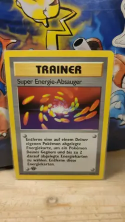(EX+) Super Energie-Absauger 79/102 ✨ 1. Edition Basis Set Pokemon 🇩🇪 Deutsch - Image 1
