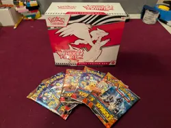 Pokemon White Flare Elite Trainer Box ETB [Sealed, Box Damage] & 6 Booster Packs - Image 1
