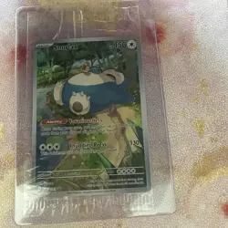 Pokemon Snorlax 051 Sv: Scarlet & Violet 151 Black Star Promo Holo Sealed - Image 1