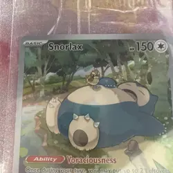Pokemon Snorlax 051 Sv: Scarlet & Violet 151 Black Star Promo Holo Sealed - Image 2