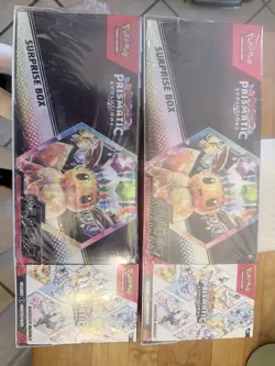 Pokemon Prismatic Evolutions Surprise Box Booster Bundle Sam’s Club x2 - Image 1