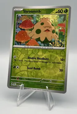 006/162 Shroomish - SV05 Temporal Forces - Reverse Holo NM Pokemon - Image 1