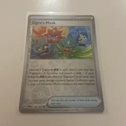 Pokemon TCG Ogre's Mask 159/167 Twilight Masquerade Reverse Holo - Image 1