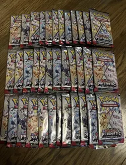Pokemon TCG ‘Prismatic Evolutions’ Booster Lot (36 Packs) *SEALED* - Image 1