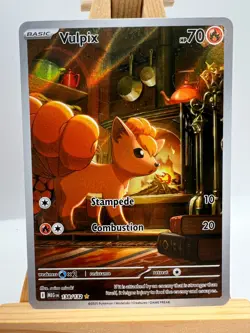 Pokemon Mega Evolutions - 138/132 Vulpix - Illustration Rare - NM/M - Image 1
