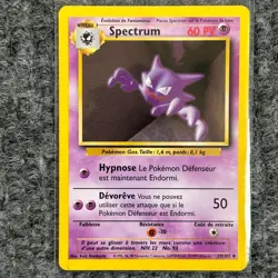Vintage Pokemon French Base Set Spectrum Haunter 29/102 NM - Image 1