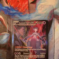 Pokemon TCG Team Rockets Mewtwo EX 213/182 Full Art Destined Rivals English - Image 2