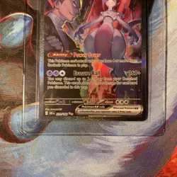 Pokemon TCG Team Rockets Mewtwo EX 213/182 Full Art Destined Rivals English - Image 3