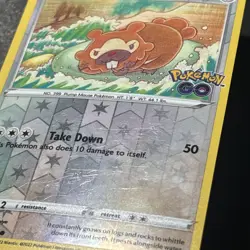 Bidoof (Peelable Ditto) 59/78 Pokemon GO Unpeeled ditto LP - Image 4