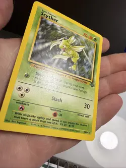 Pokemon TCG Jungle Scyther 26/64 Non-Holo Rare Unlimited LP - Image 3