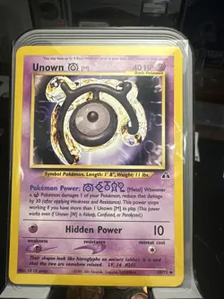Unown [M] 49/75 Neo Discovery Regular Pokemon Vintage - Image 1