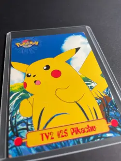 Pokemon '025 Pikachu 1999 Topps Movie Vintage LP - Image 1