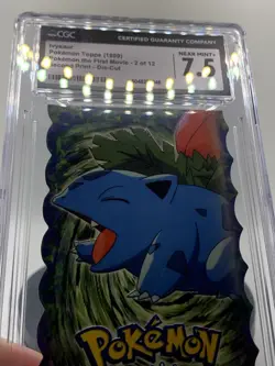 Pokemon Topps Ivysaur First Print Movie Die Cut 2 of 12 CGC 7.5 - Image 4
